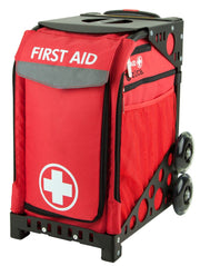 MobileAid® Easy-Roll™ First Aid Cart, Fully Assembled, Empty - Clear-View™