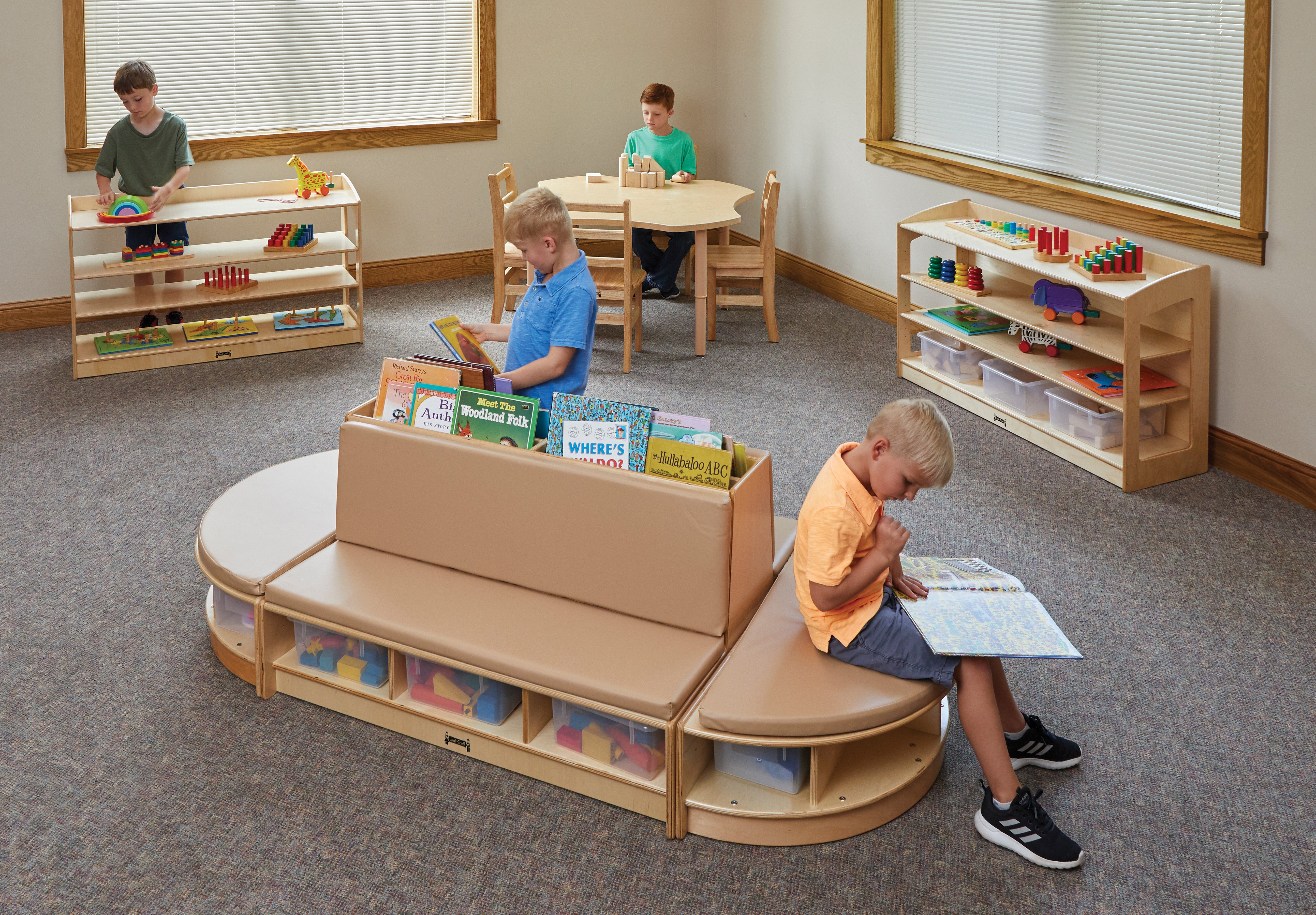 Jonti-Craft® Purpose+ Four Leaf Table