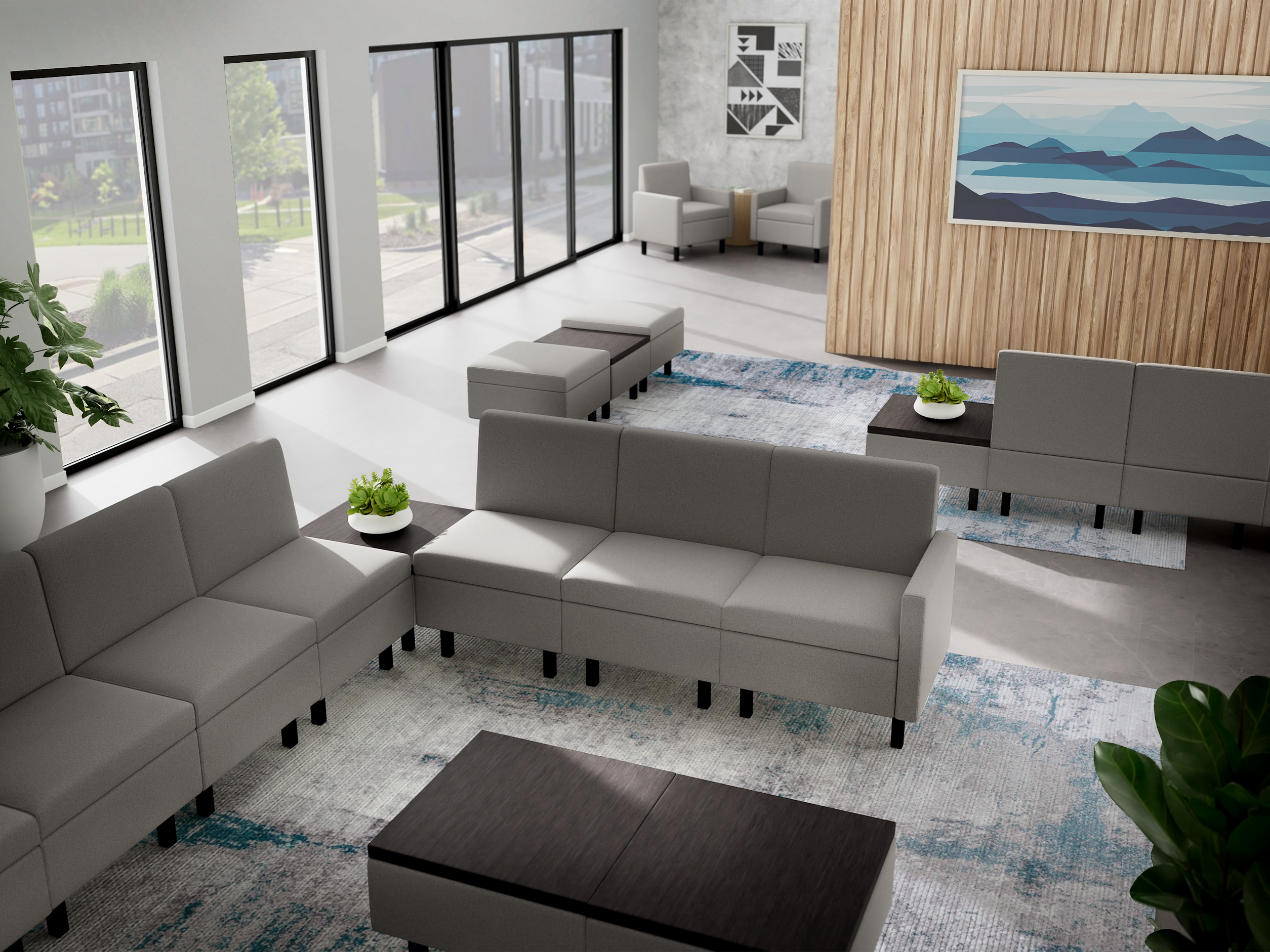 Movvi Single Seat Both Arms
