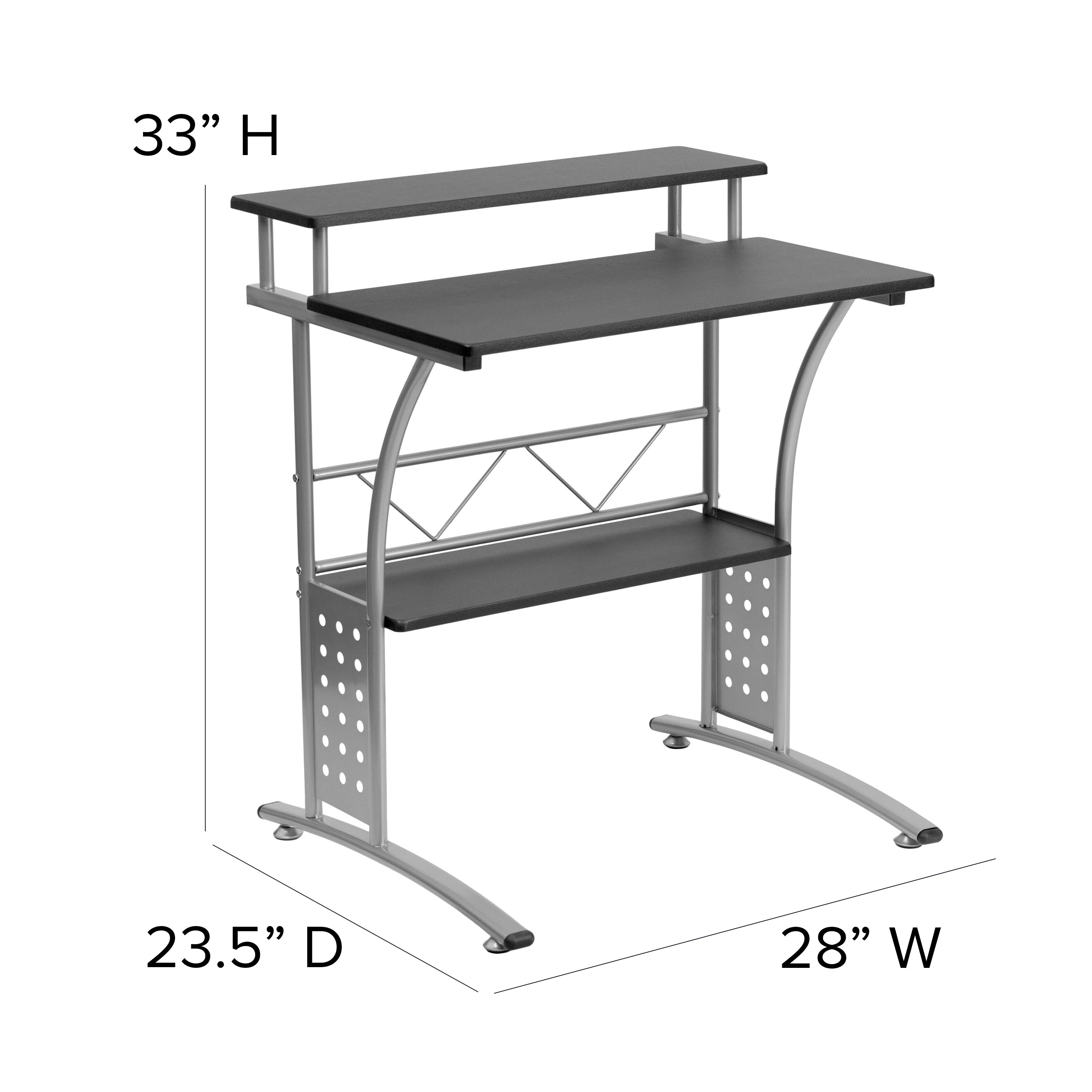 Clifton Black Computer Desk