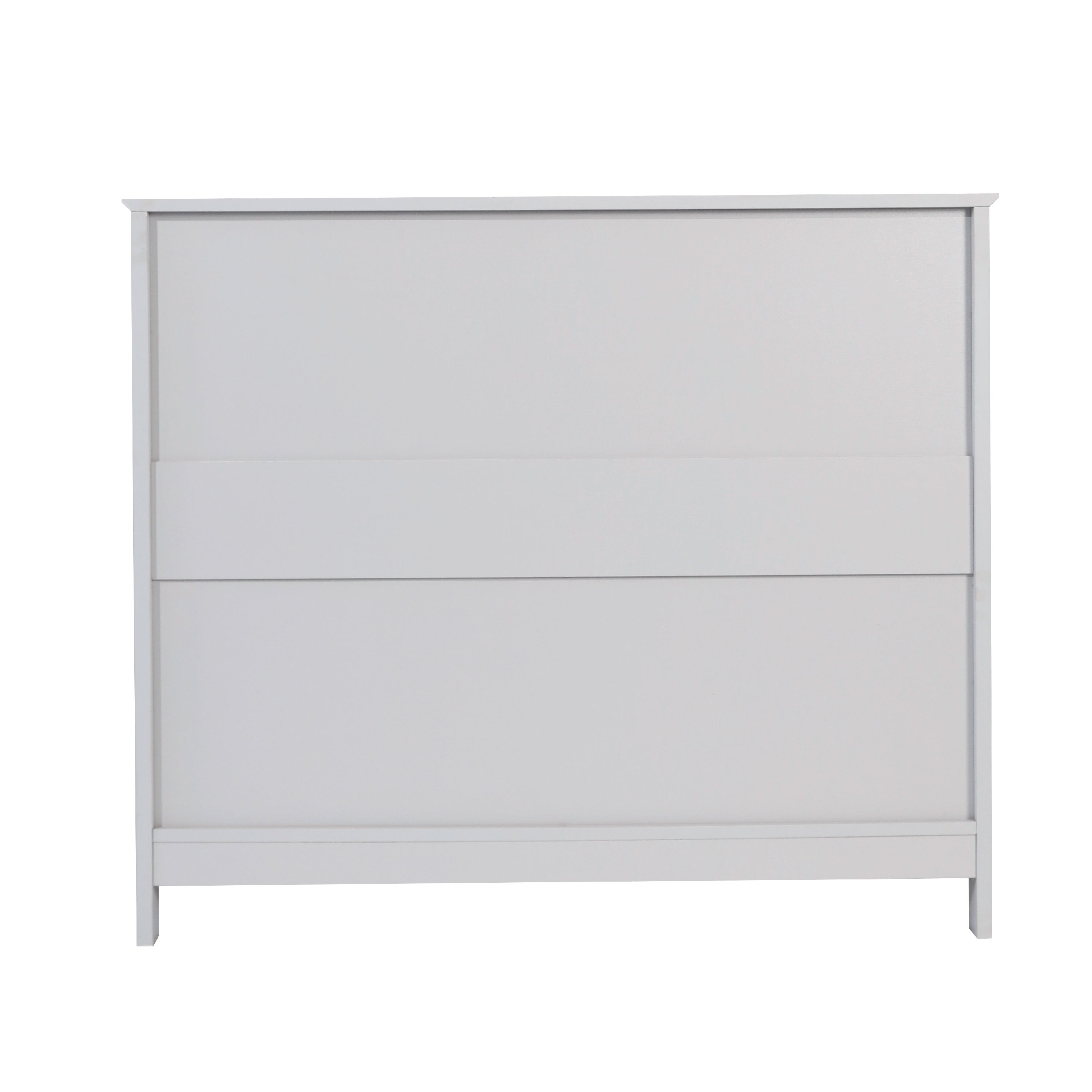 Mayfield 40" Classic Buffet and Sideboard with Double Door Storage Cabinet and Open Storage Shelf in Gray