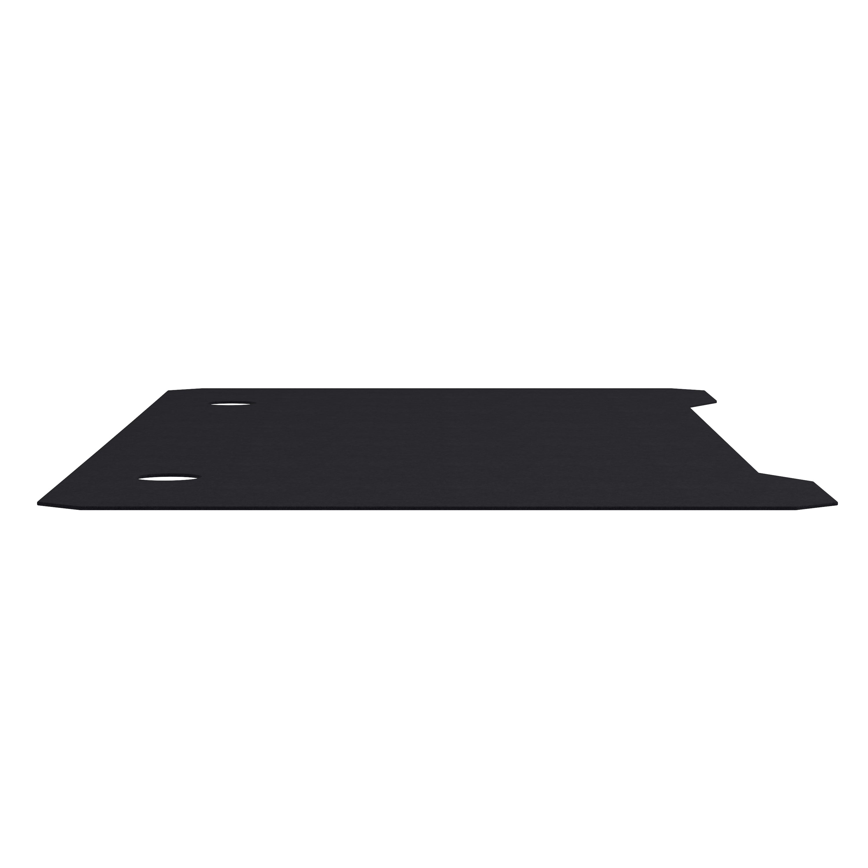 Fisher Black Mega Size Extended Gaming Mouse Pad with Anti-Slip Rubber Base and Micro Weave Top, Large Home Office Desk Mat, 45.75"W x 23.5"D x .125"H