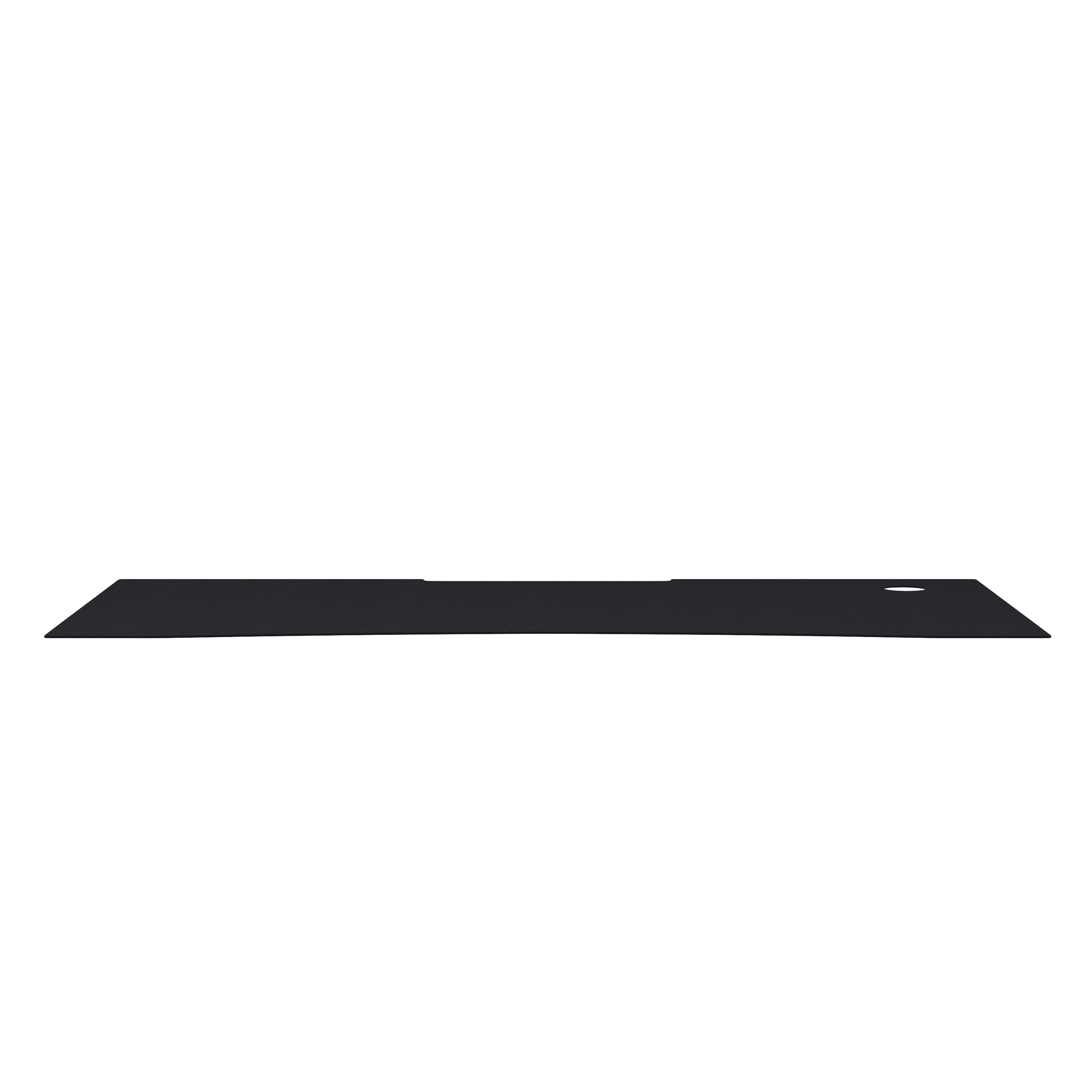 Fisher Black Mega Size Extended Gaming Mouse Pad with Anti-Slip Rubber Base and Micro Weave Top, Large Home Office Desk Mat, 45.75"W x 23.5"D x .125"H