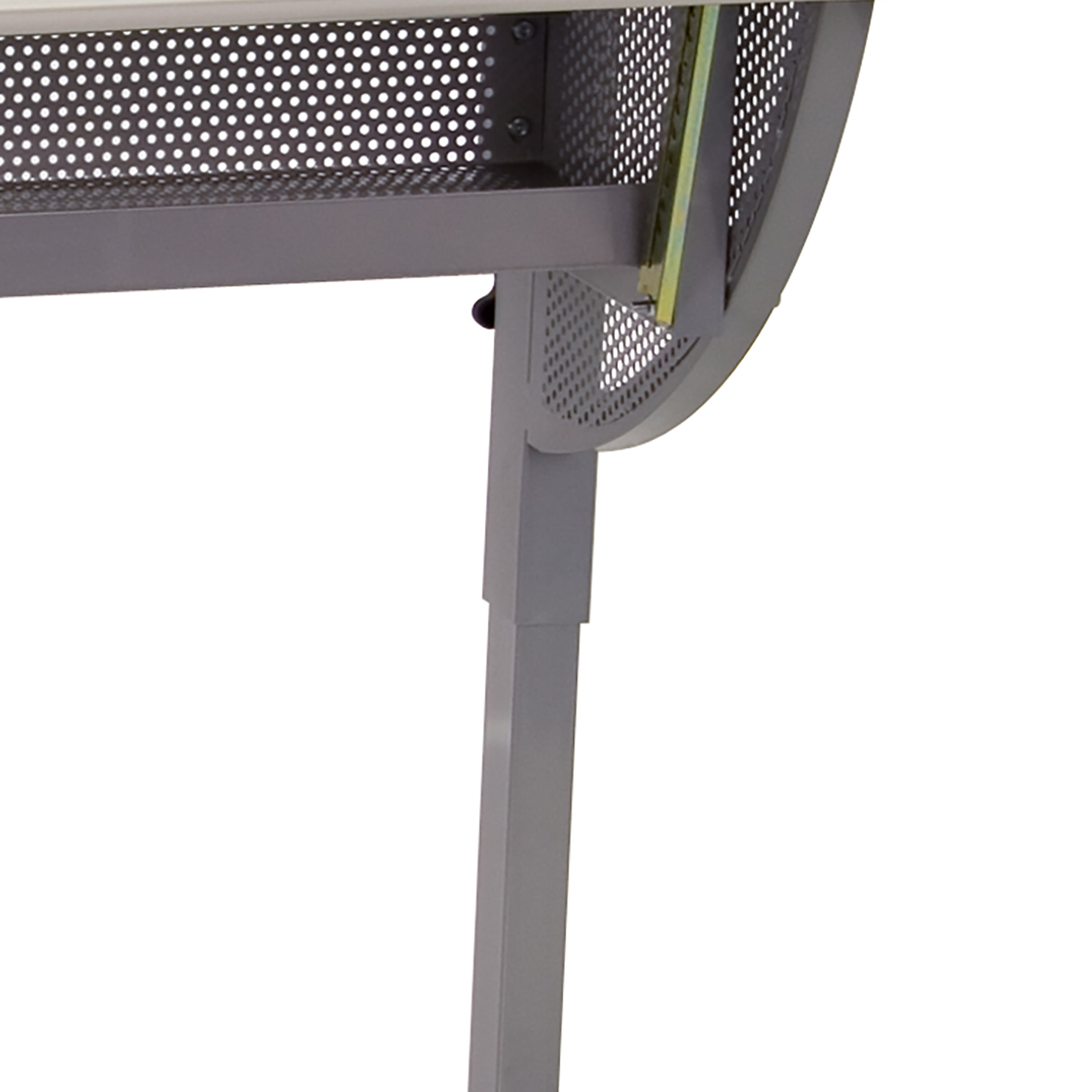 Berkley Adjustable Drawing and Drafting Table with Pewter Frame
