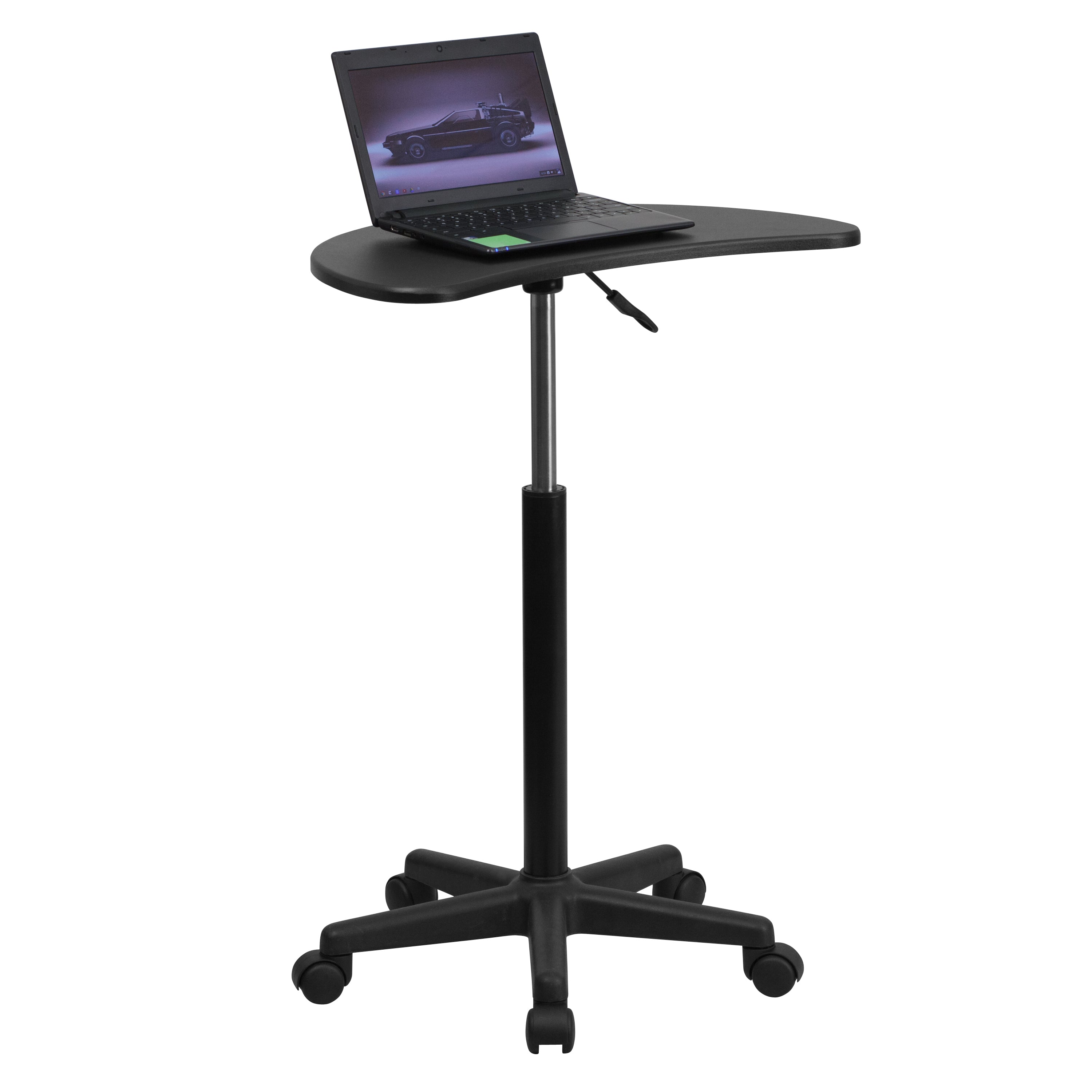 Eve Black Sit to Stand Mobile Laptop Computer Desk