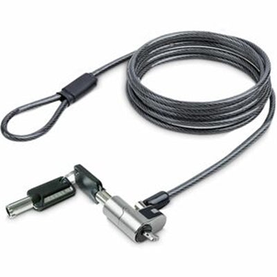 StarTech.com Nano Laptop Cable Lock 6ft (2m) Anti-Theft Keyed Lock Security Cable Locks Nano Slot Notebooks for EliteBook/LenovoX1/2-1 Laptops Cut-Res