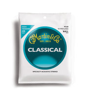 Martin M160 Hard Tension Classical Guitar Strings. 28-43