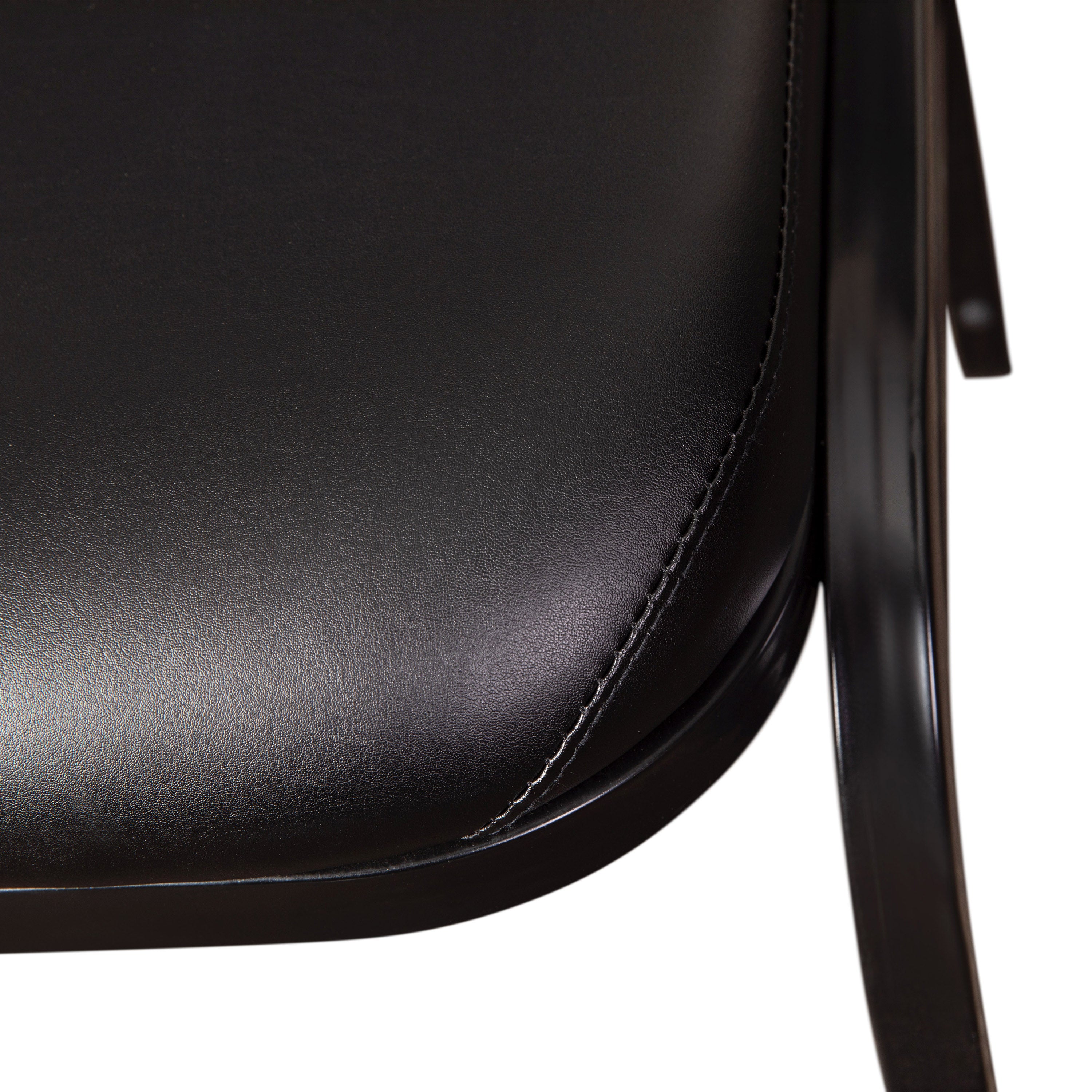 HERCULES Series Commercial Grade 500 LB. Capacity Dome Back Stacking Banquet Chair in Black Vinyl with Black Metal Frame