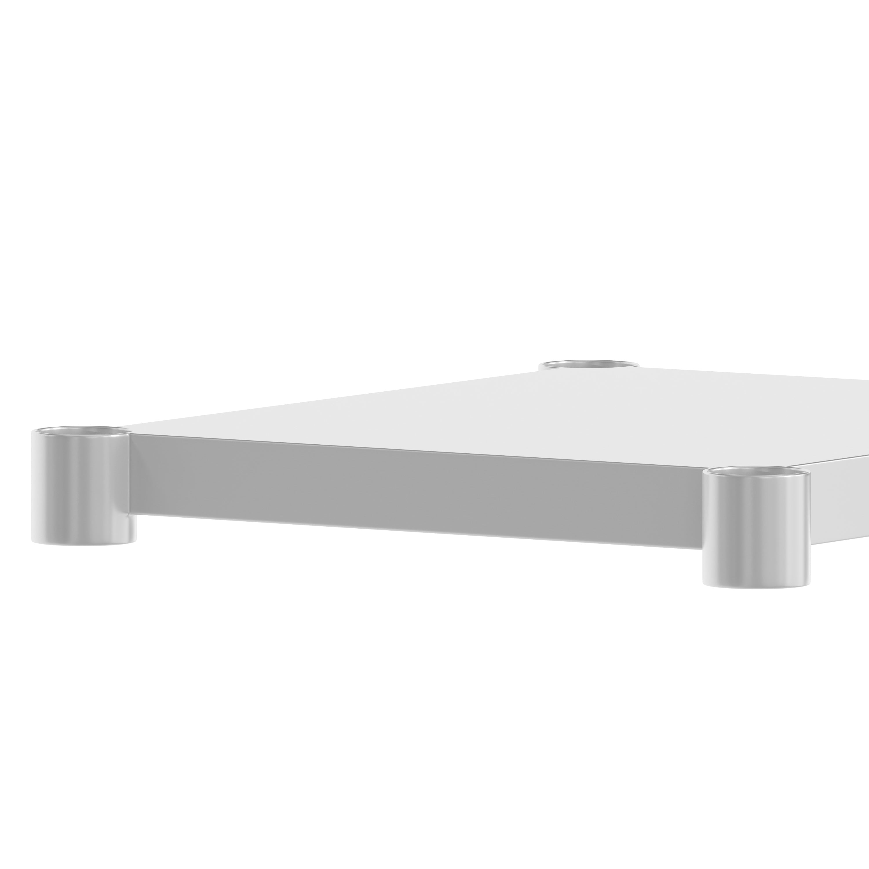 Woodford Galvanized Under Shelf for Prep and Work Tables - Adjustable Lower Shelf for 24" x 18" Stainless Steel Tables