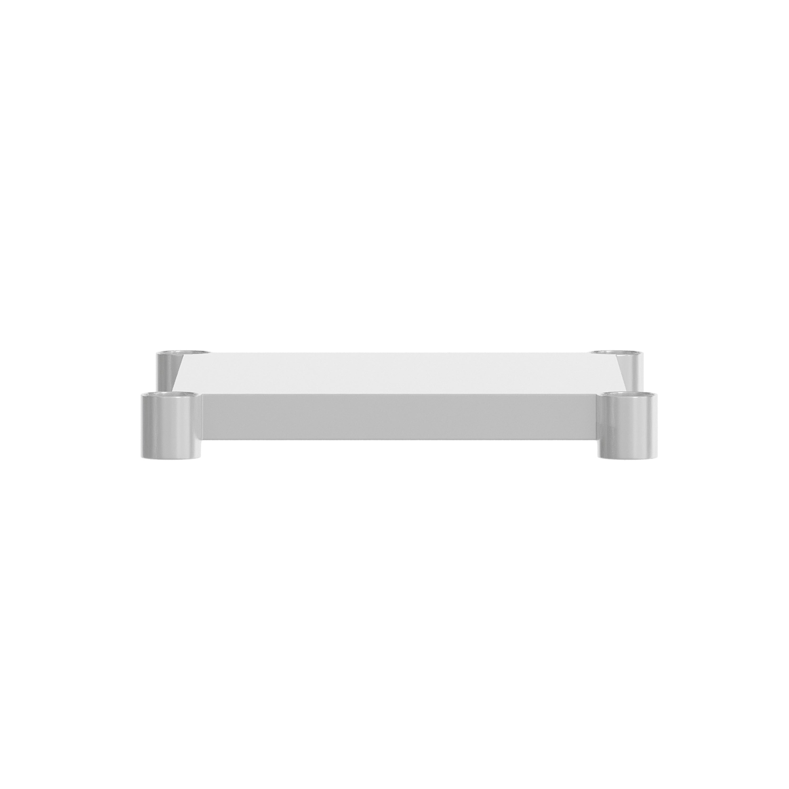 Woodford Galvanized Under Shelf for Prep and Work Tables - Adjustable Lower Shelf for 24" x 18" Stainless Steel Tables