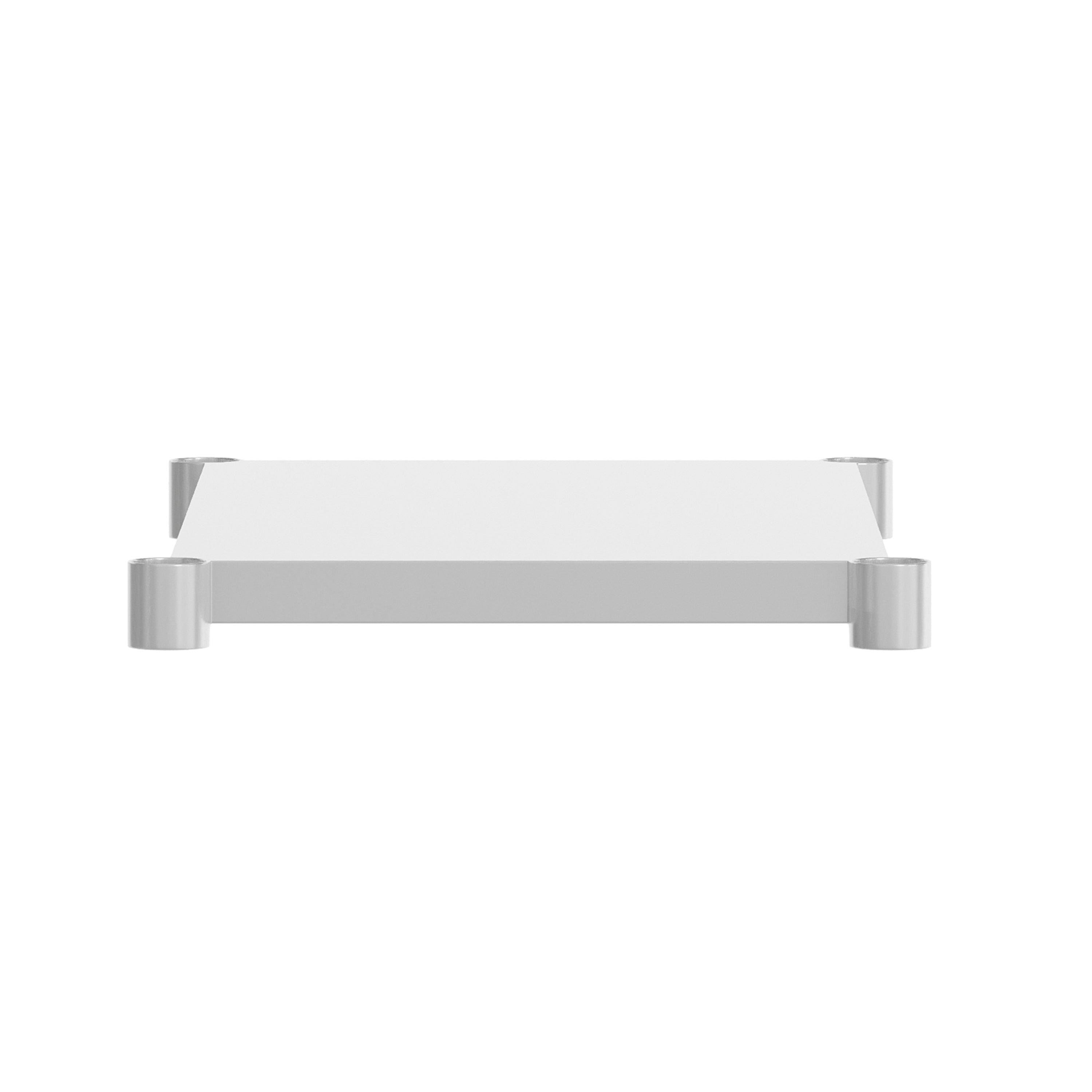 Woodford Galvanized Under Shelf for Prep and Work Tables - Adjustable Lower Shelf for 24" x 18" Stainless Steel Tables