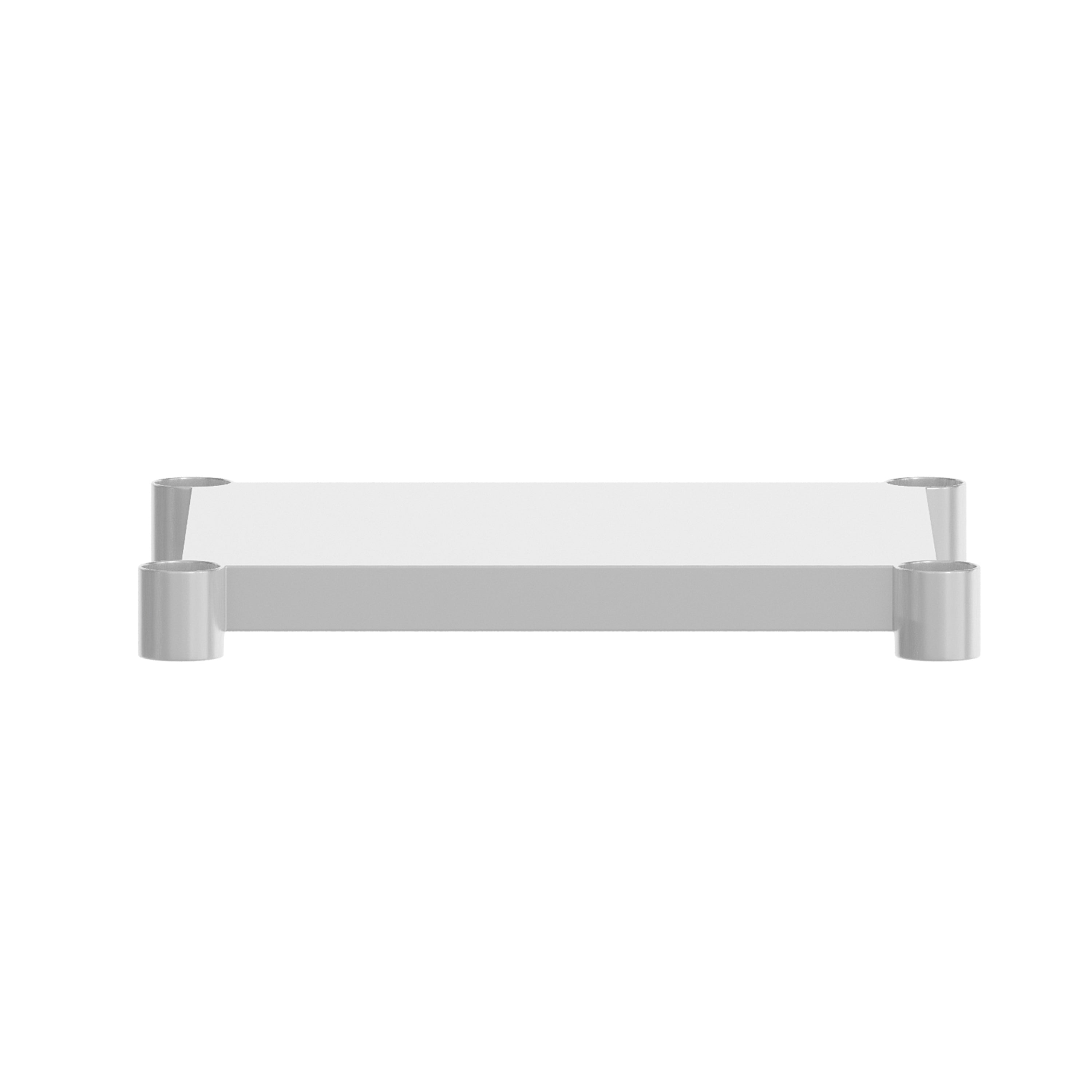 Woodford Galvanized Under Shelf for Prep and Work Tables - Adjustable Lower Shelf for 24" x 36" Stainless Steel Tables