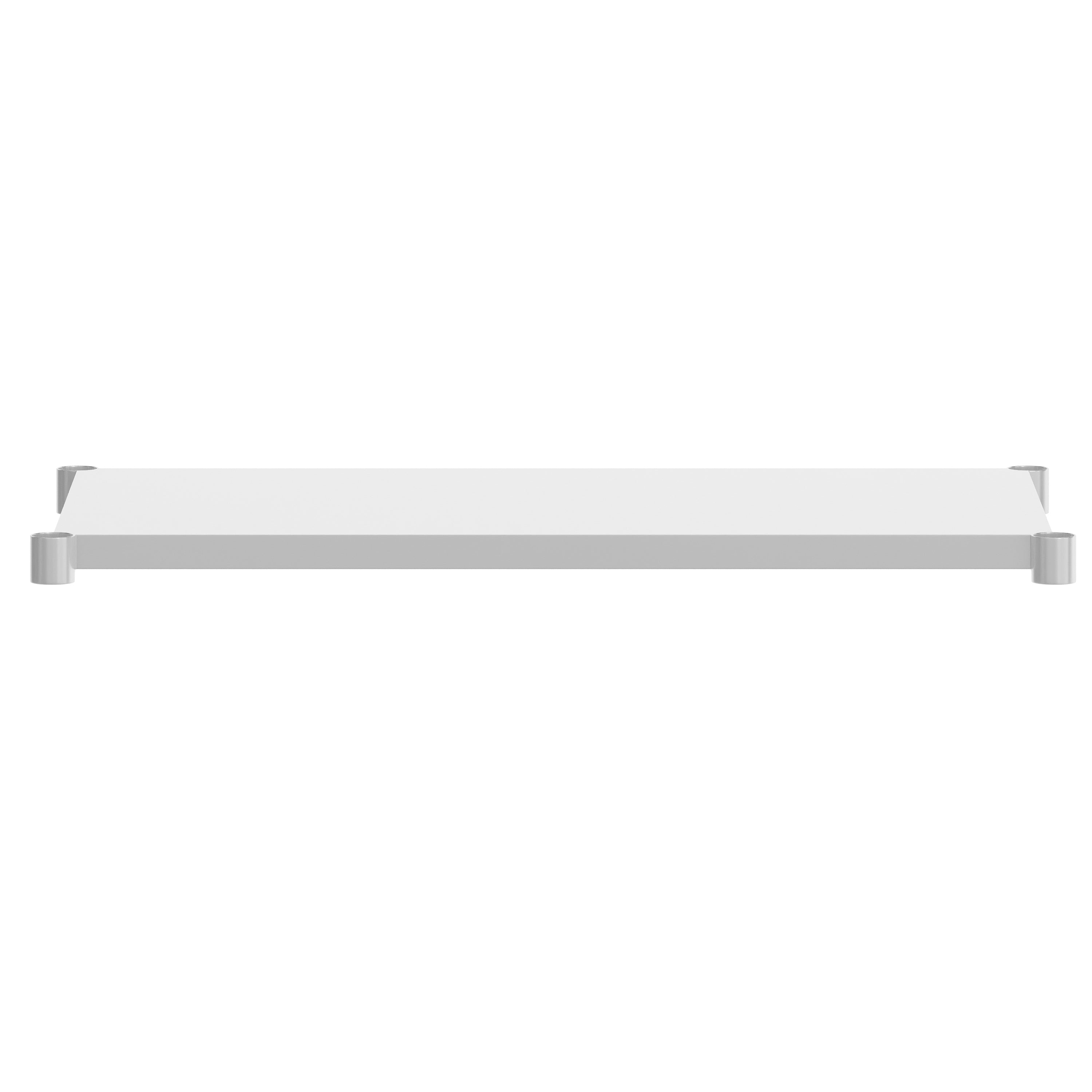 Woodford Galvanized Under Shelf for Prep and Work Tables - Adjustable Lower Shelf for 24" x 72" Stainless Steel Tables