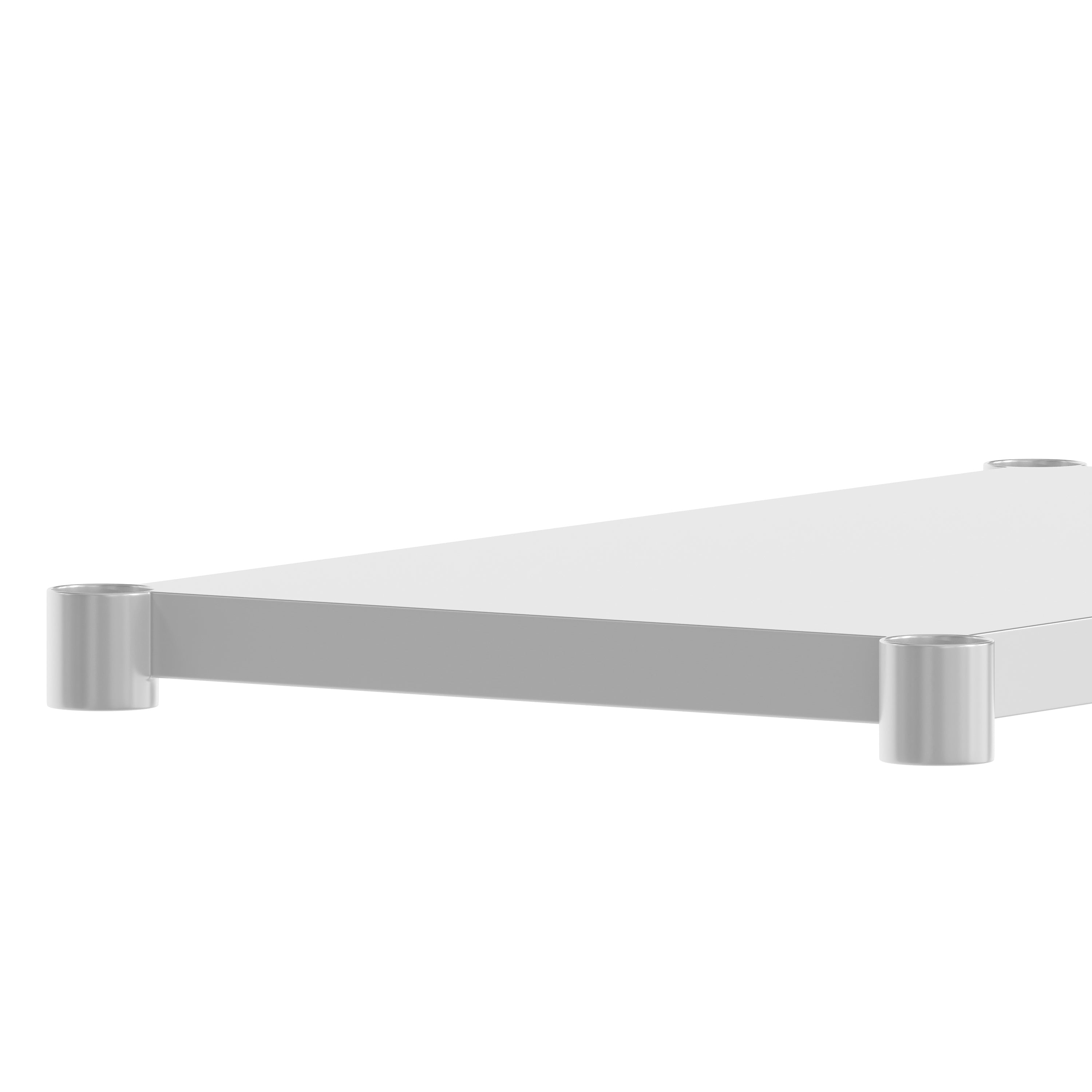 Woodford Galvanized Under Shelf for Prep and Work Tables - Adjustable Lower Shelf for 30" x 48" Stainless Steel Tables