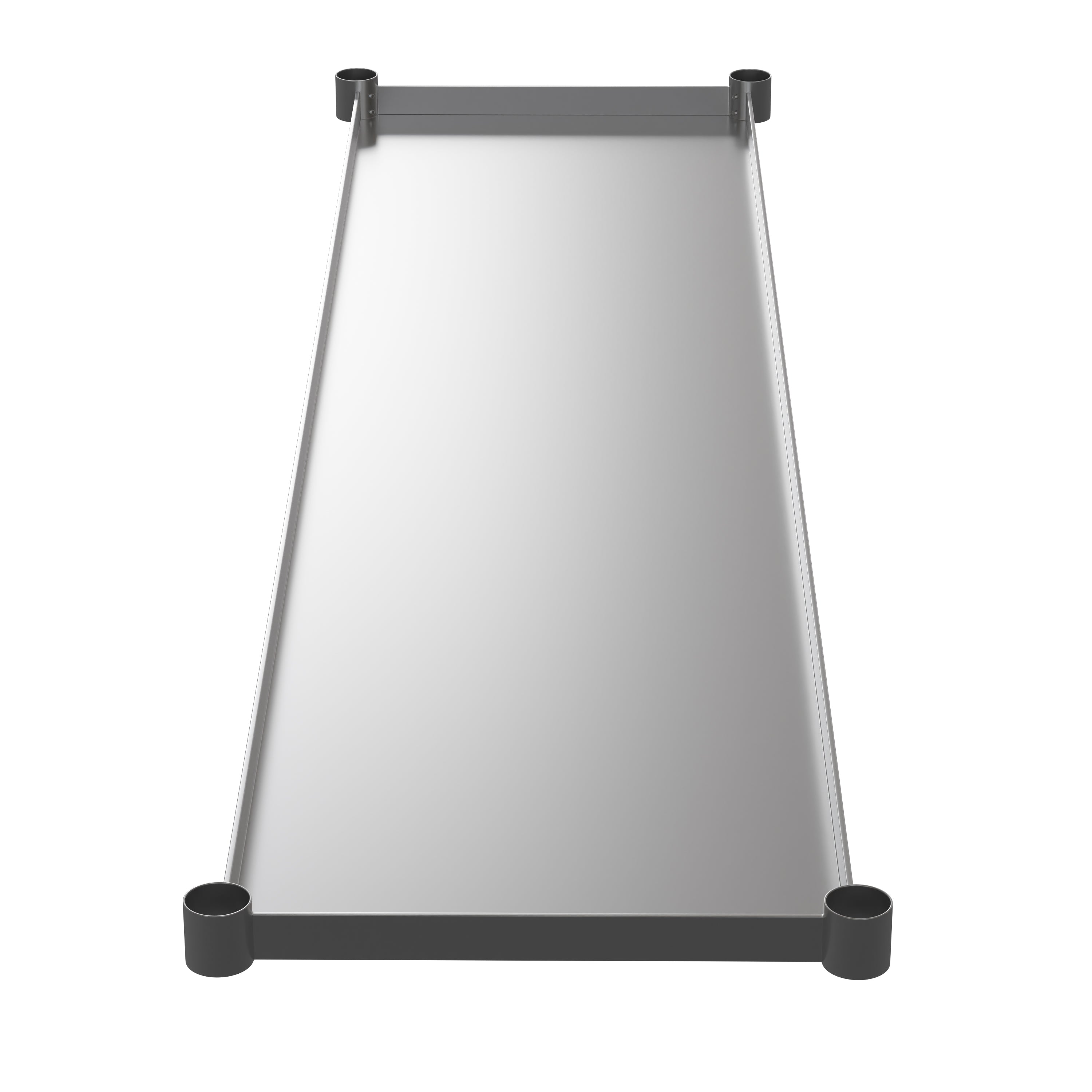 Woodford Galvanized Under Shelf for Prep and Work Tables - Adjustable Lower Shelf for 30" x 72" Stainless Steel Tables