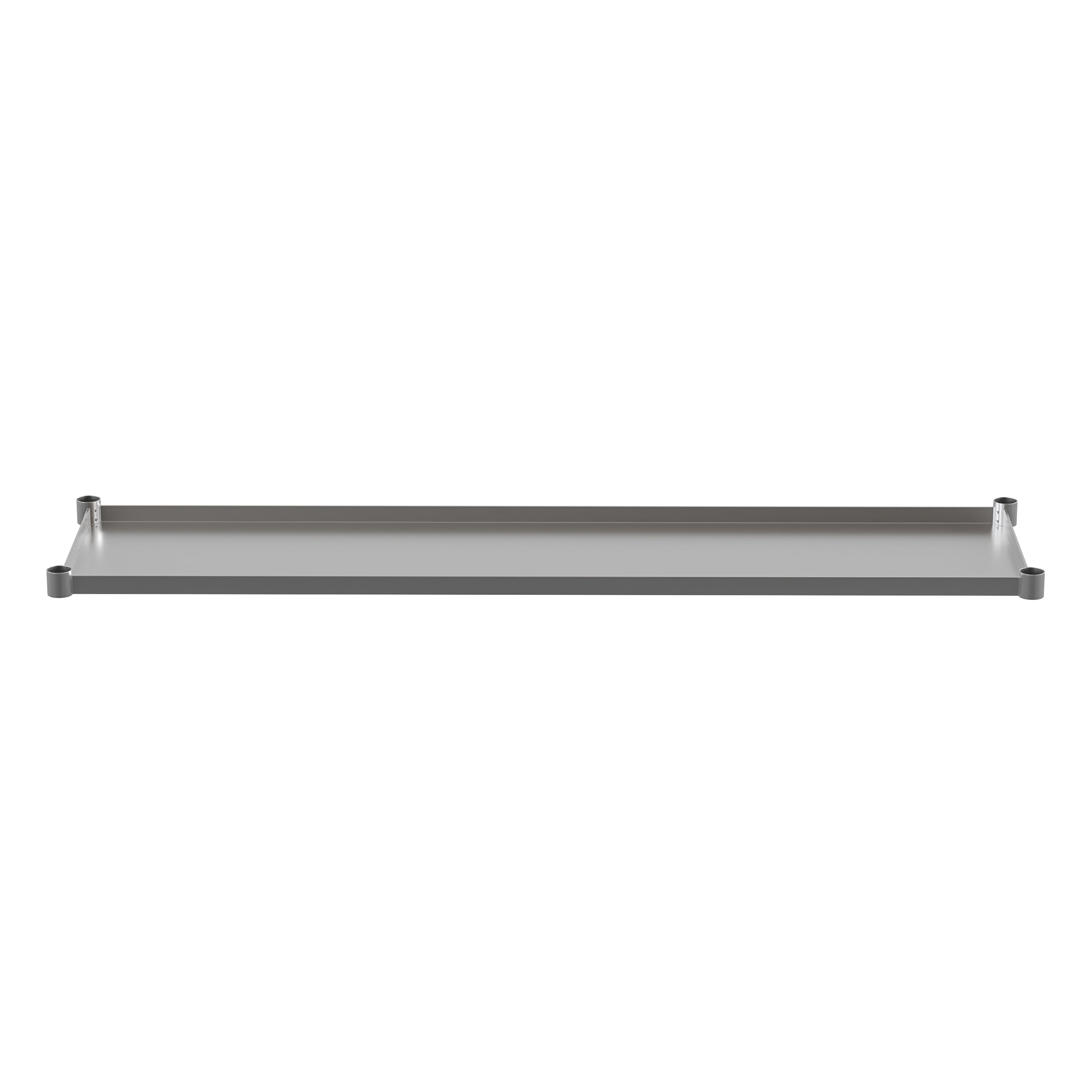 Woodford Galvanized Under Shelf for Prep and Work Tables - Adjustable Lower Shelf for 30" x 72" Stainless Steel Tables
