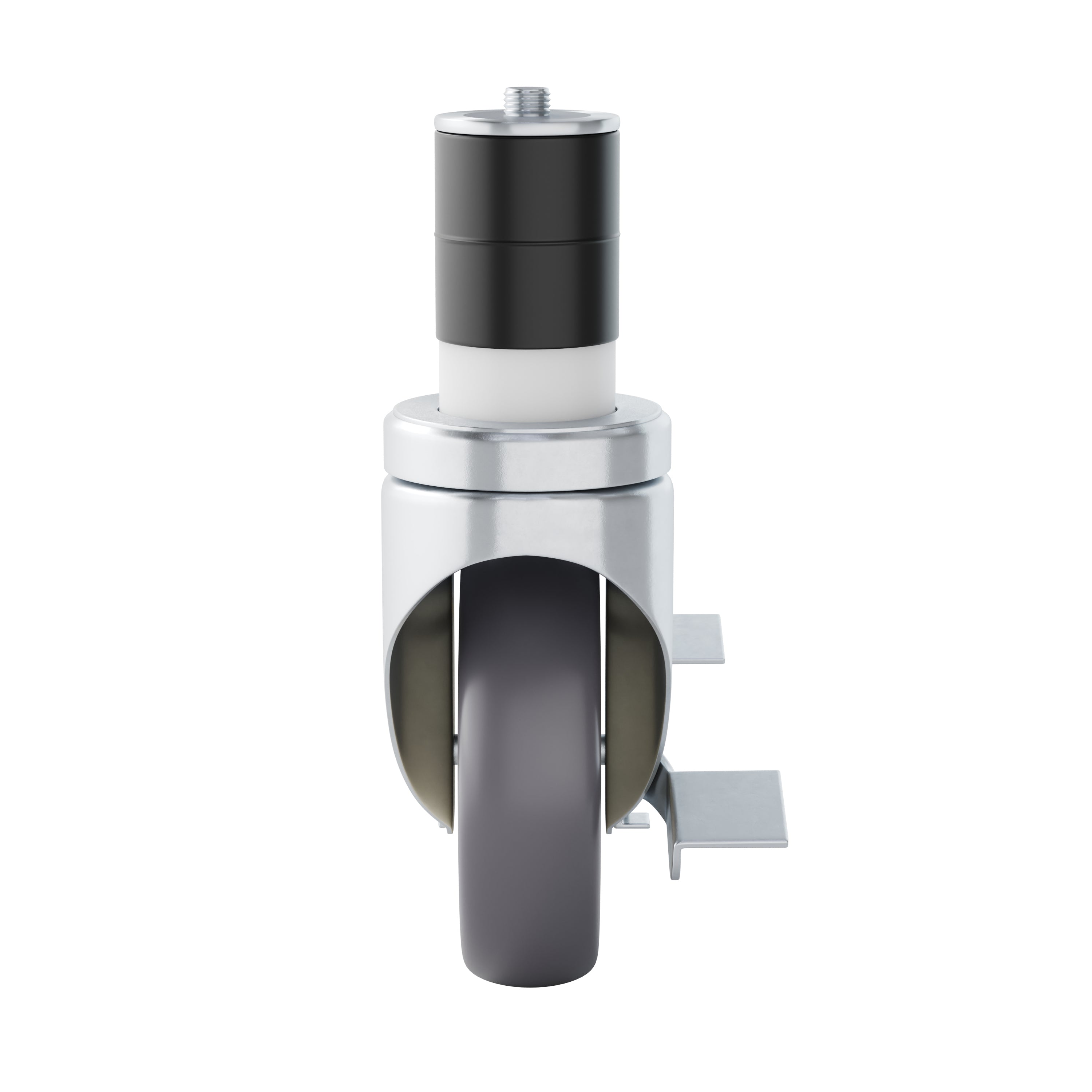 Summit Set of 4 Commercial Grade Heavy Duty Kitchen Casters with 2 Swivel Casters and 2 Locking Casters