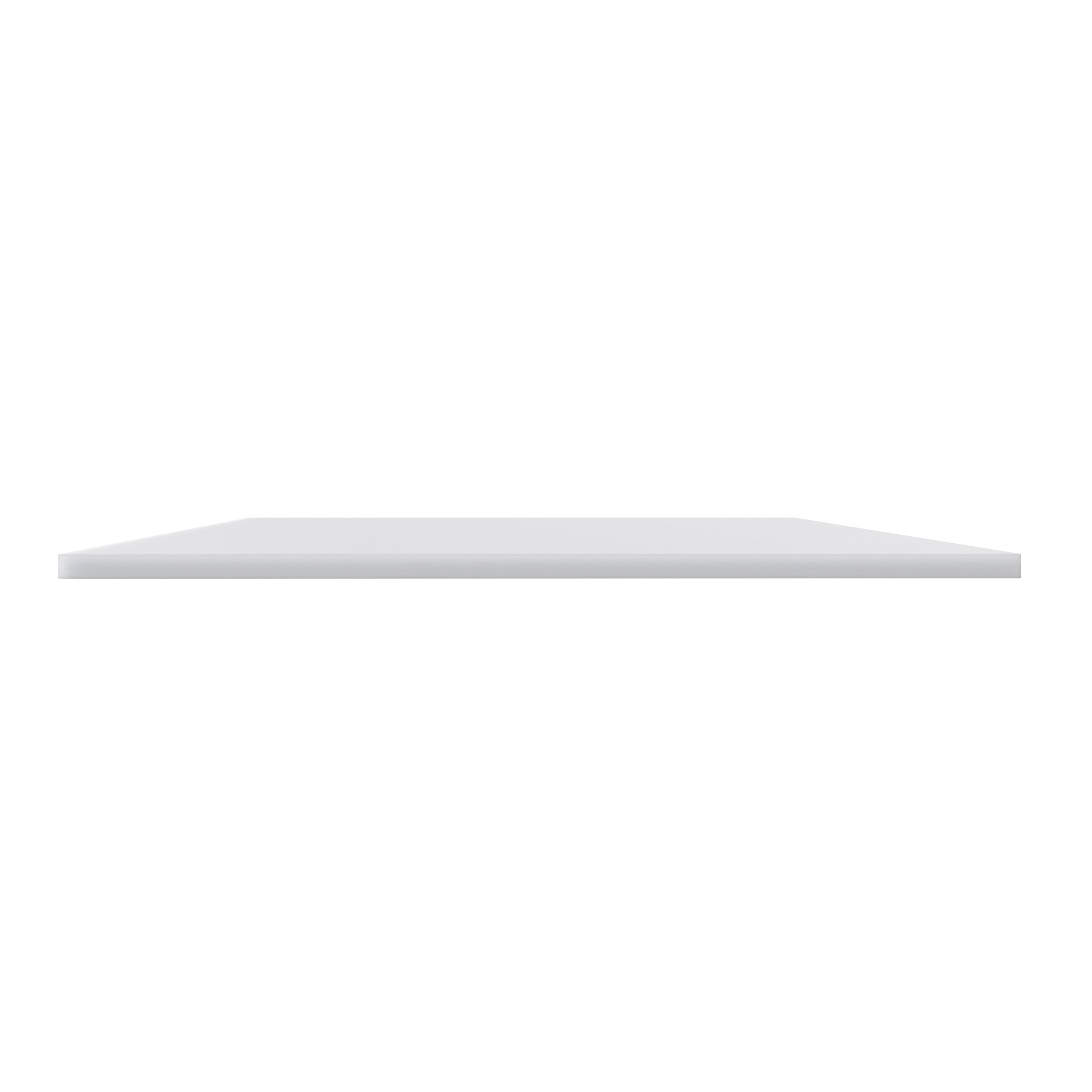 Denton Commercial Grade NSF Certified High-Pressure 0.75" Thick Poly Top Cutting Board with Brackets for Kitchen Tabletop