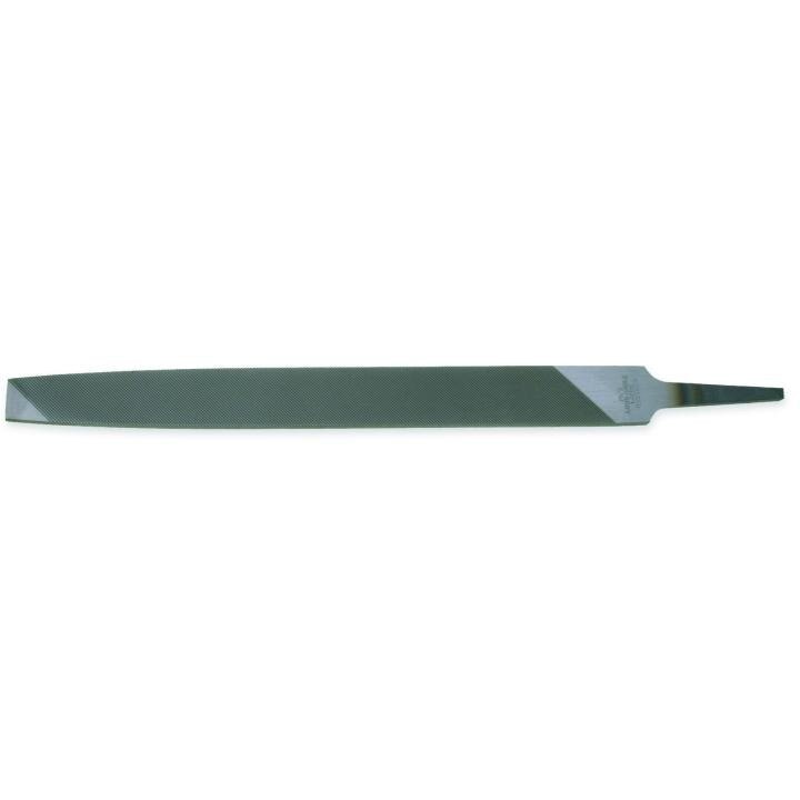 07851N Crescent Nicholson, Long Angle Lathe Fine File, Safe Edges, Fine, Flat