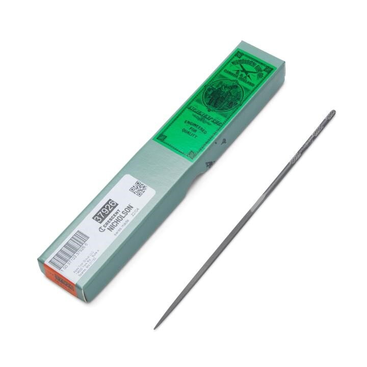 37926 Crescent Nicholson, Needle File, Cut Edges, 2, Square, 6.25 Inch, Steel