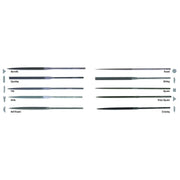 38059 Crescent Nicholson, Needle File, Cut Edges, Slitting, 6.25 Inch, Steel
