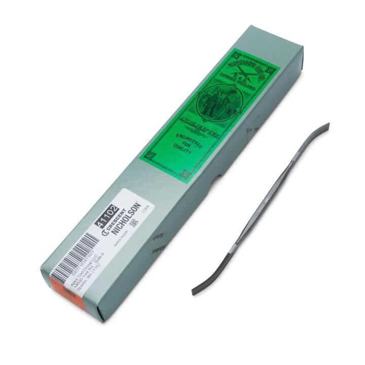 41102 Crescent Nicholson, Silversmith'S Riffler File, Cut Edges, 2, 7.5 Inch