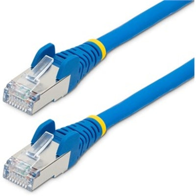 2ft Cat6a Ethernet Cable - Blue - Low Smoke Zero Halogen Lszh - 10gbe 500mhz 100w Poe