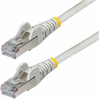 5ft Gray Cat6a Ethernet Cable, Snagless Rj45, 10g, 100w Poe, S/ftp, Lszh, 27awg