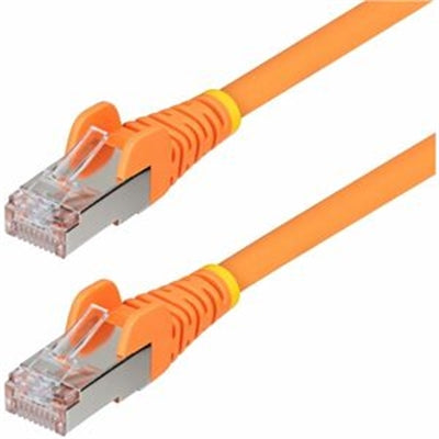 10ft Orange Cat6a Ethernet Cable, Snagless Rj45, 10g, 100w Poe, S/ftp, Lszh, 27a