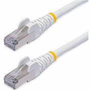 3ft White Cat8 Ethernet Cable, Snagless Rj45, 25g/40g, 2000mhz, 100w Poe, S/ftp
