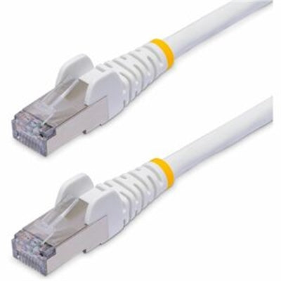 3ft White Cat8 Ethernet Cable, Snagless Rj45, 25g/40g, 2000mhz, 100w Poe, S/ftp