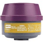 North Safety Defender: Organic Vapor, Chlorine, Hydrogen Chloride, Sulfur Dioxide, Hydrogen Sulfide (Escape), Hydrogen Fluoride, Chlorine Dioxide, Ammonia, Methylamine, Formaldehyde and P100 Cartridge/Filter Combination