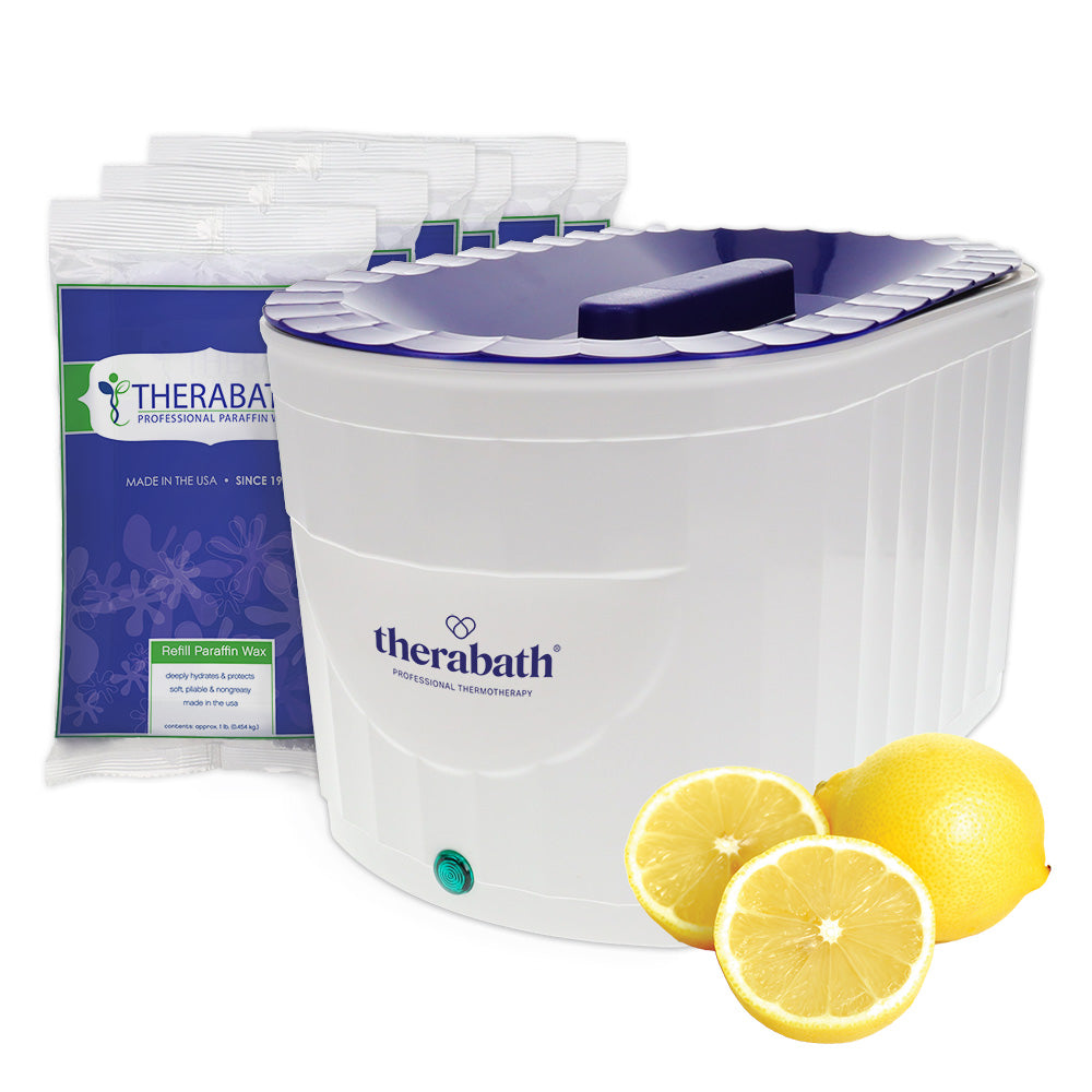 Therabath Pro Thermotherapy Paraffin Bath System, White, Fresh Squeezed Lemon