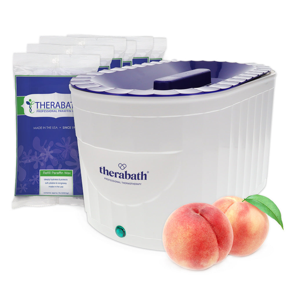 Therabath Pro Thermotherapy Paraffin Bath System, White, Peache