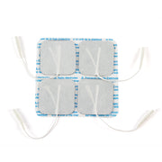 Bodymed 2"X2" Silver Carbon Electrode, Cloth Back, Reusable, 4/Pk