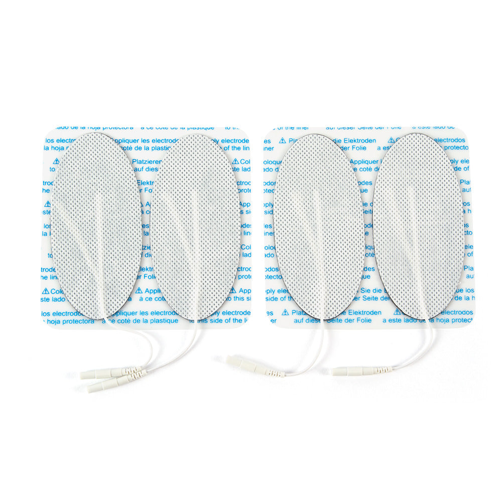 Bodymed Self-Adhering Electrodes, Fabric Back, 2" X 4" Oval