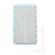 Bodymed 4" X 7" Rectangular Cloth Back Carbon Electrode, White, Latex Free, 1/Pack