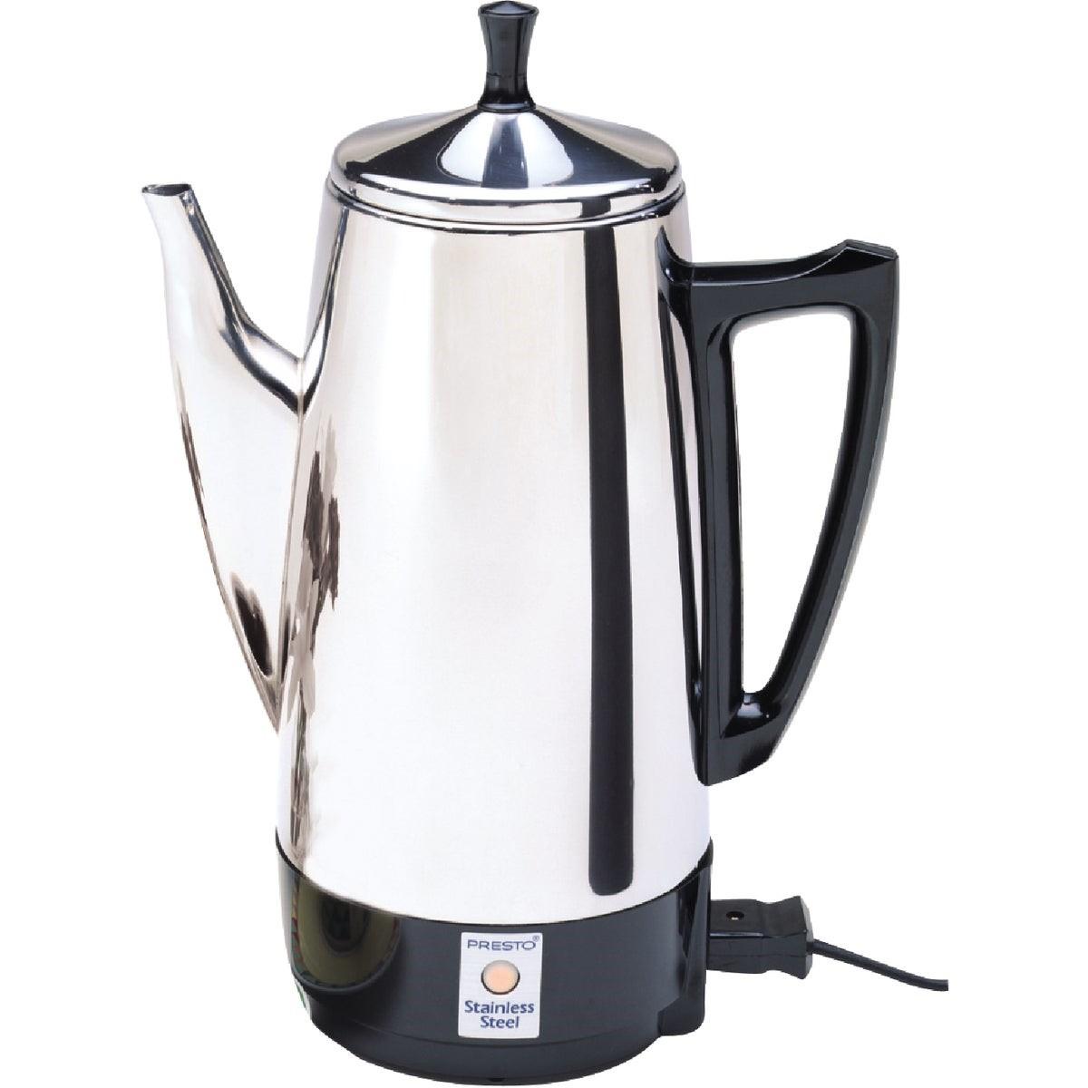 02811 Presto 2 To 12 Cup Stainless Steel Electric Coffee Percolator