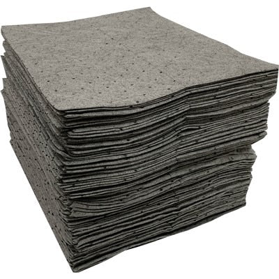 Universal Single-Ply Medium Wt. Sorbent Pad, 15" x 18"