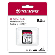 Transcend Transcend 64GB SD Card UHS-I U3 A1 Ultra Performance (TS64GSDC340S)