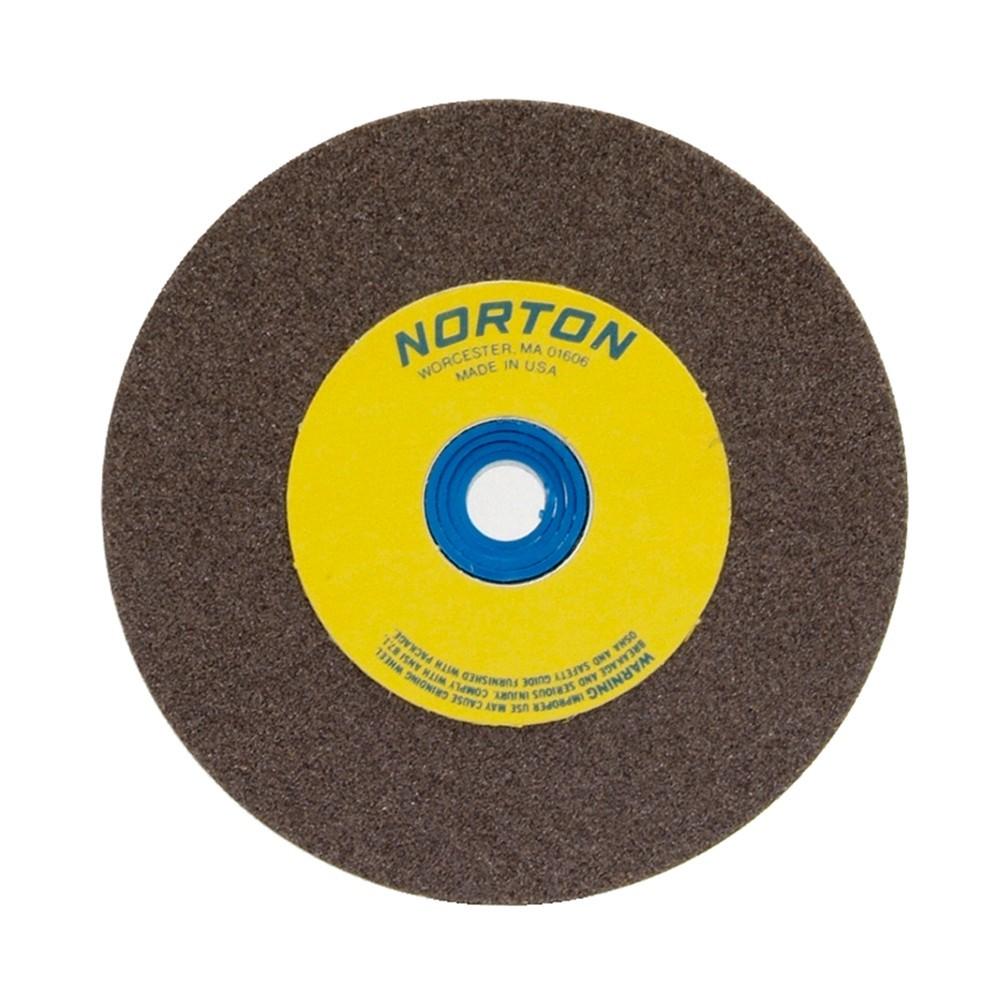 Norton Bench and Pedestal Wheels, Type 1 - Aluminum Oxide for Metal, 6 x 1 x 1  Coarse, 1 per case