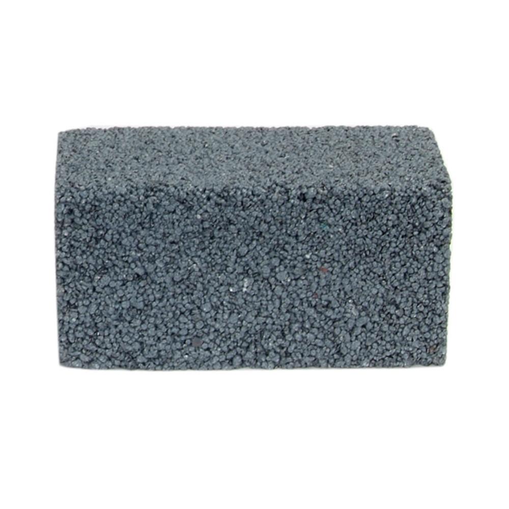 Norton Crystolon Plain Floor Rubbing Brick with Wooden Wedges, Model: C10-R, Material: Silicon Carbide, Size:4" Length x 2" Width x 2" Height, Packaging Qty: 6
