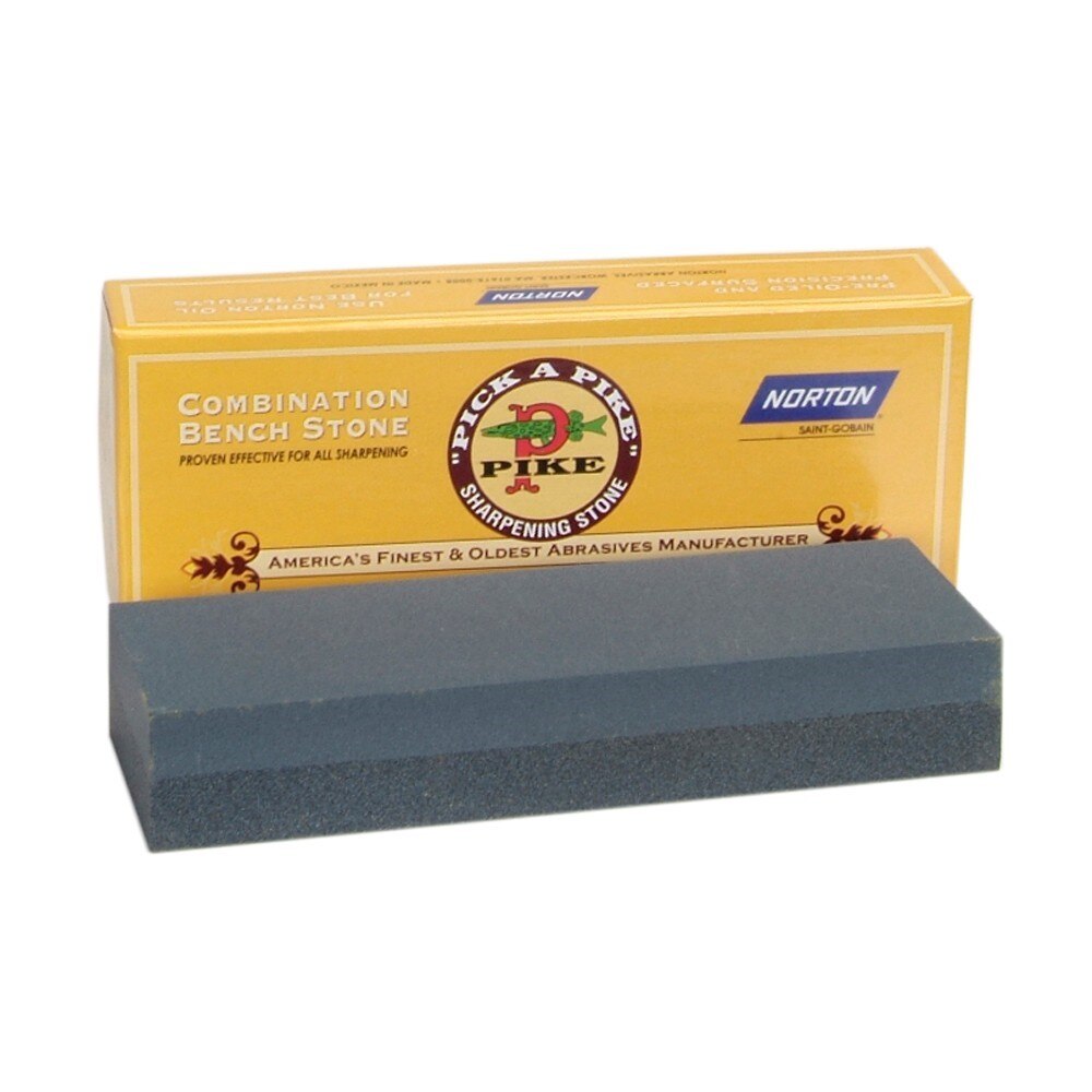 Norton•Crystolon Combination Bench Oil Filled Sharpening Stone 1 x 2 x 8 5 per box