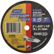 NORTON CUTOFF WHEEL L2280102 3"X.035X1/4" NZTAF