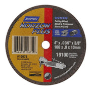 Norton Cut Off Wheel 4" x .035 x 3/8 NZ TA 25 per box