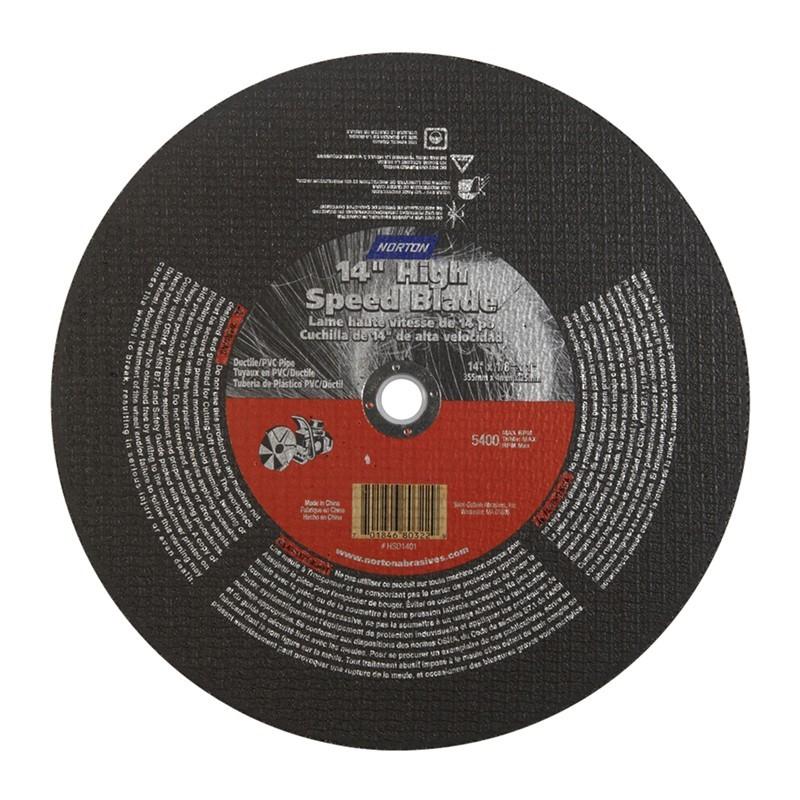  NORTON Chop Saw Wheel, Size: 14" x 1/8" x 1"/20mm, Packaging Qty: 10 per Box