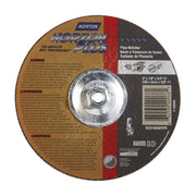 Norton 'NORZON' Depressed Center Wheel 9" x 1/8" x 5/8" - 11 T-27 PIPE Notching Grinding Disc, 1 each / 10 per case