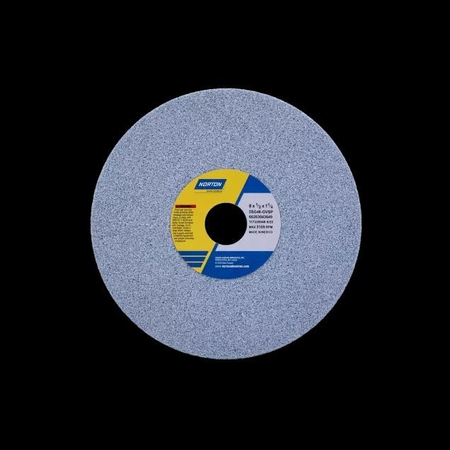 Grinding Wheel, Ceramic Alumina, 46 Grit, 1800 Maximum RPM