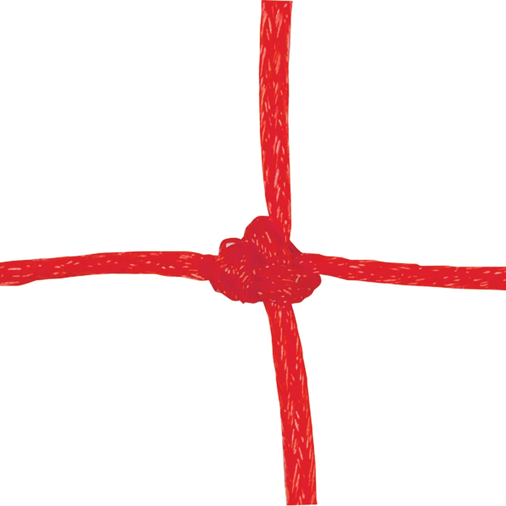 Braided Soccer Goal Net - Red