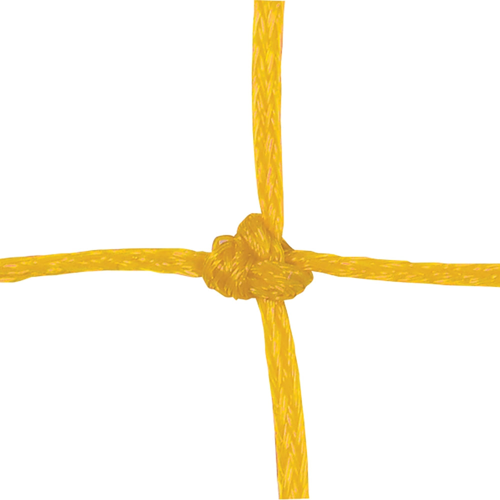 Braided Soccer Goal Net - Yellow, 4.0mm